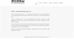 Desktop Screenshot of cdsw.cz