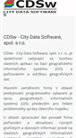 Mobile Screenshot of cdsw.cz